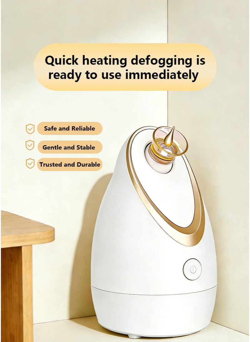 180 cosmetics Facial Steamer - Nanoparticle Ionic Facial Steamer, perfect for home sauna and spa treatments, with humidification function. This steamer effectively cleans the skin deeply, unclogs pores, and relieves sinus discomfort. - Image 4